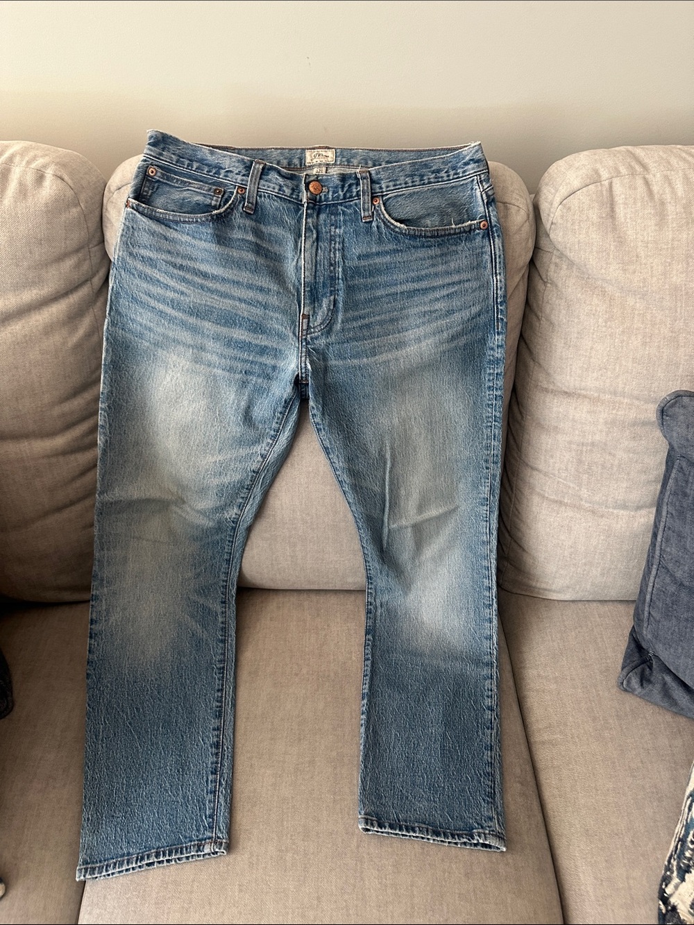J. Crew Men’s Light Blue Straight Jeans